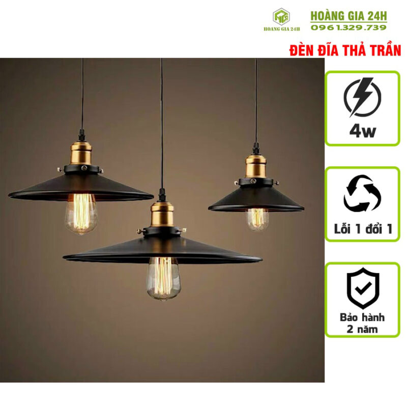 Đèn đĩa thả trần