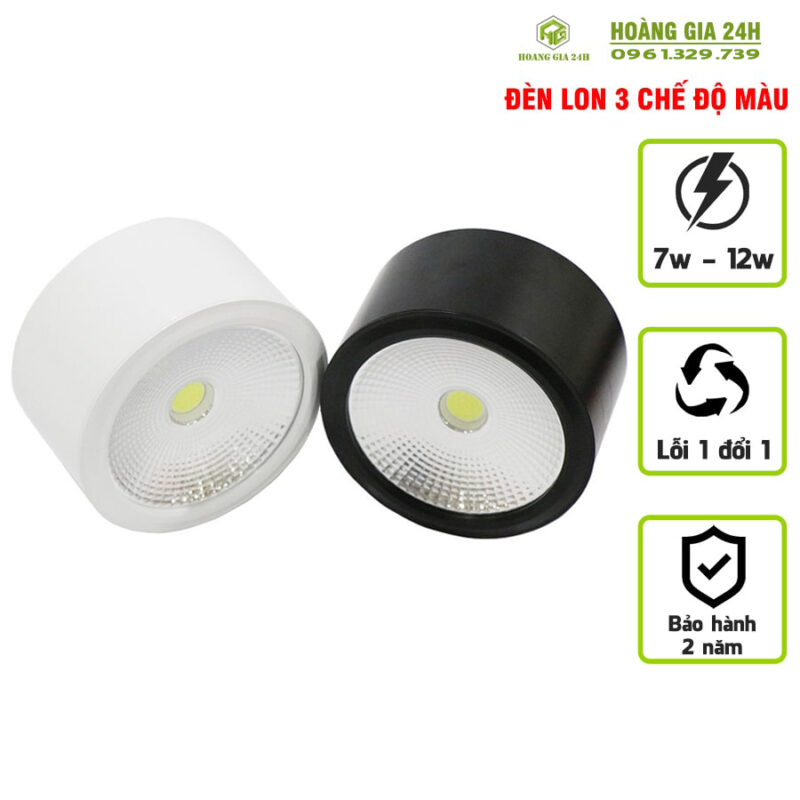 Đèn lon ốp trần