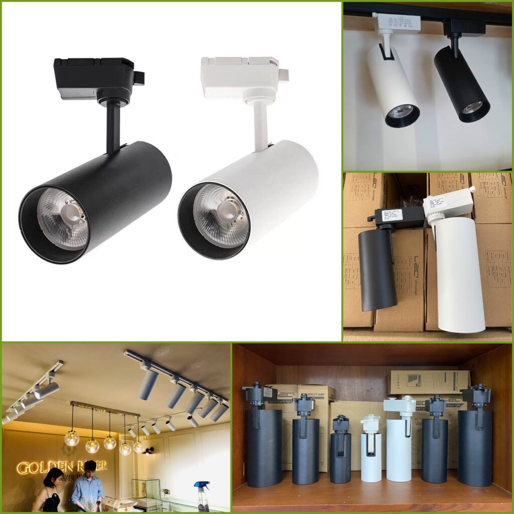 Đèn rọi ray ống bơ