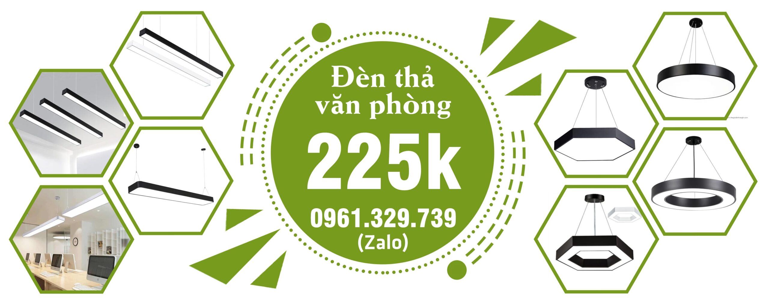 ĐÈN THẢ VĂN PHÒNG GIÁ CHỈ TỪ 225K